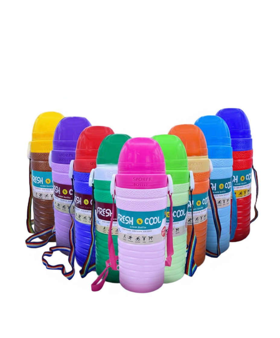 Fresh N Cool Sports Water Bottles | Durable & Colorful - Beli Plastic