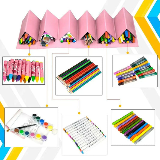 Children Deluxe Art Drawing Color Kit 83pcs
