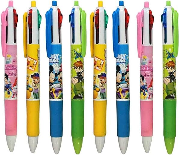 Multi-Color 4-in-1 Cartoon Ballpoint Pens