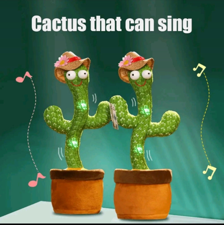 Electronic Dancing & Talking Cactus Toy
