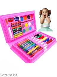 Multi Colour 68 PCS Kit / Set With Button Box Best Quality