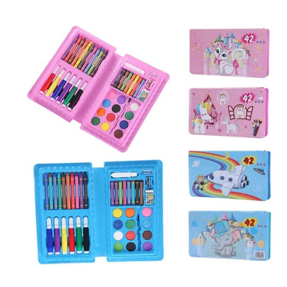 Multi Colour 42 PCS Kit / Set With Button Box Best Quality