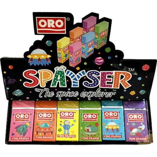 Spayser Eraser - No. 2013 - ORO 36pcs