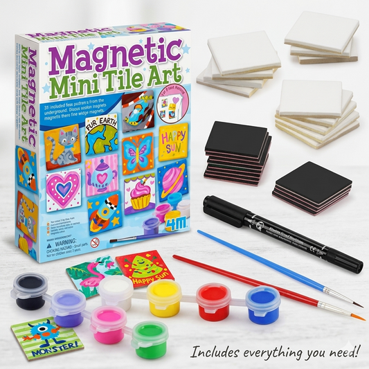 Magnetic Mini Tile Art Craft Kit for Kids