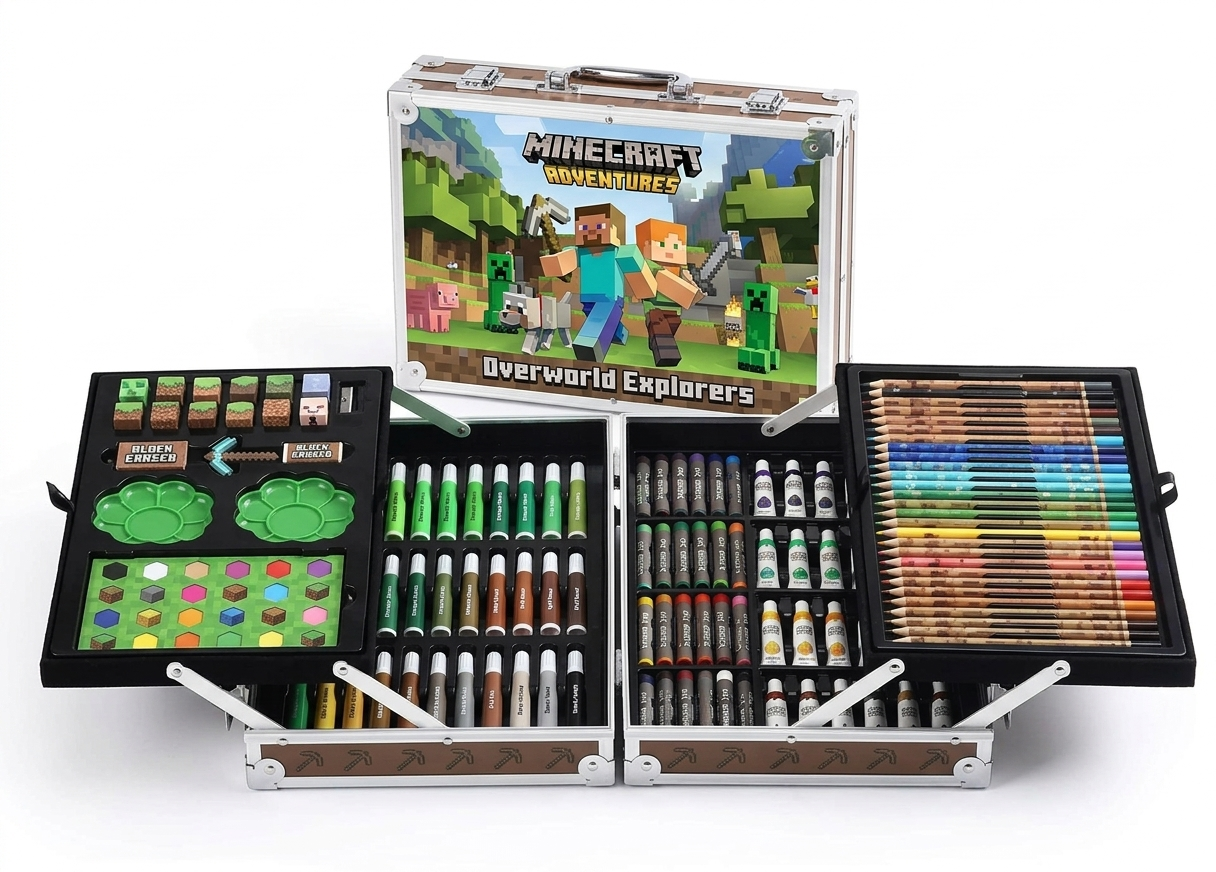 145 Pcs Art Kit Briefcase Set