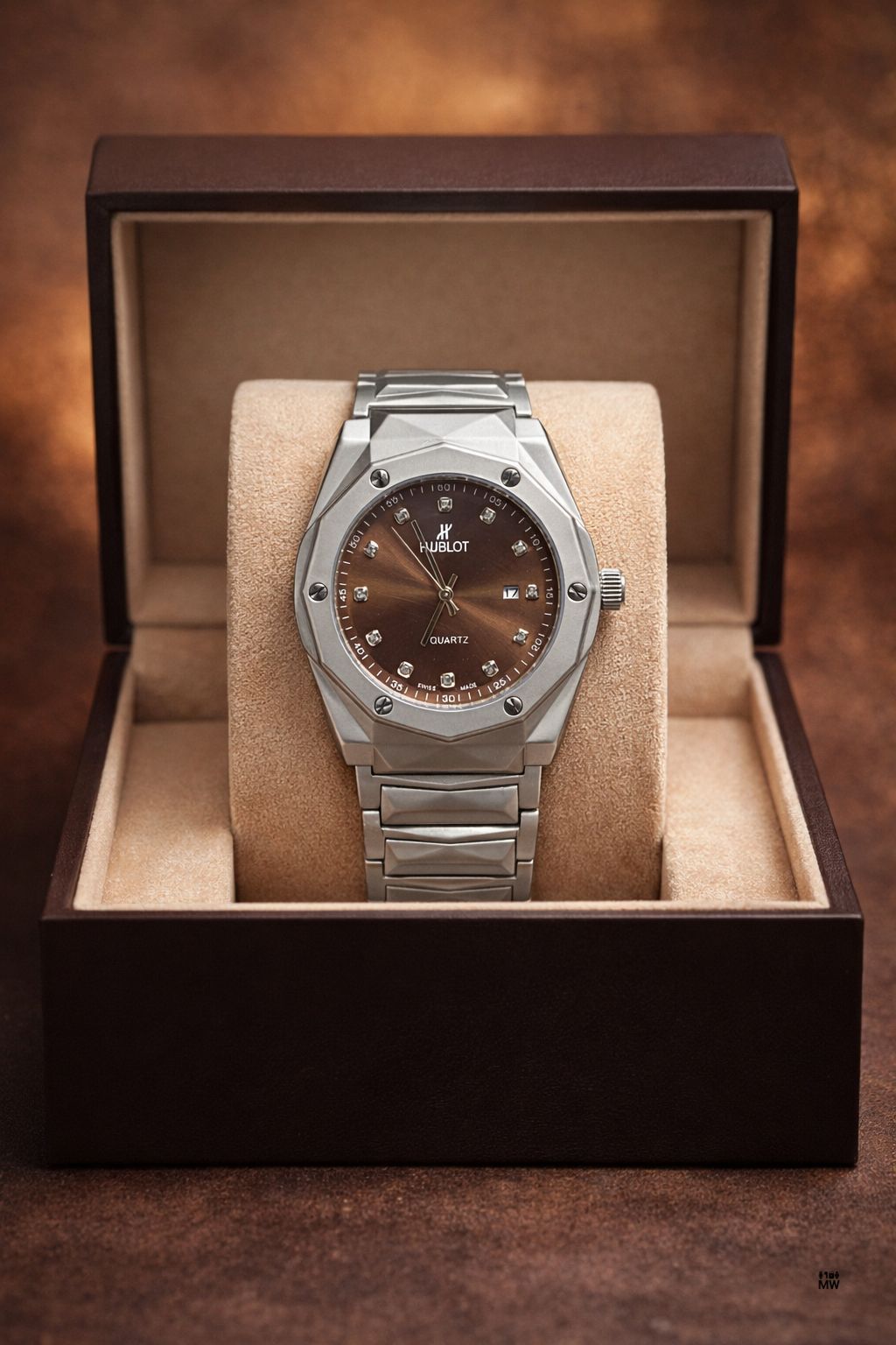 Hublot Classic Fusion Quartz - Diamond Dial with Premium Steel Chain