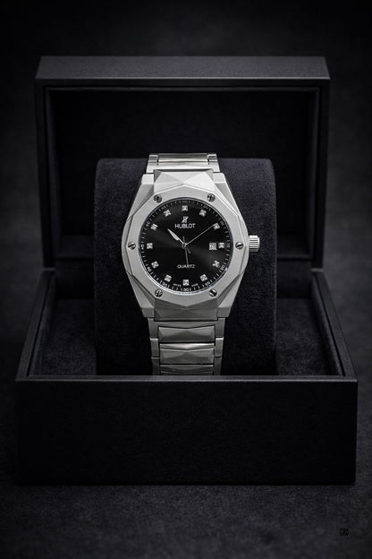 Hublot Classic Fusion Quartz - Diamond Dial with Premium Steel Chain
