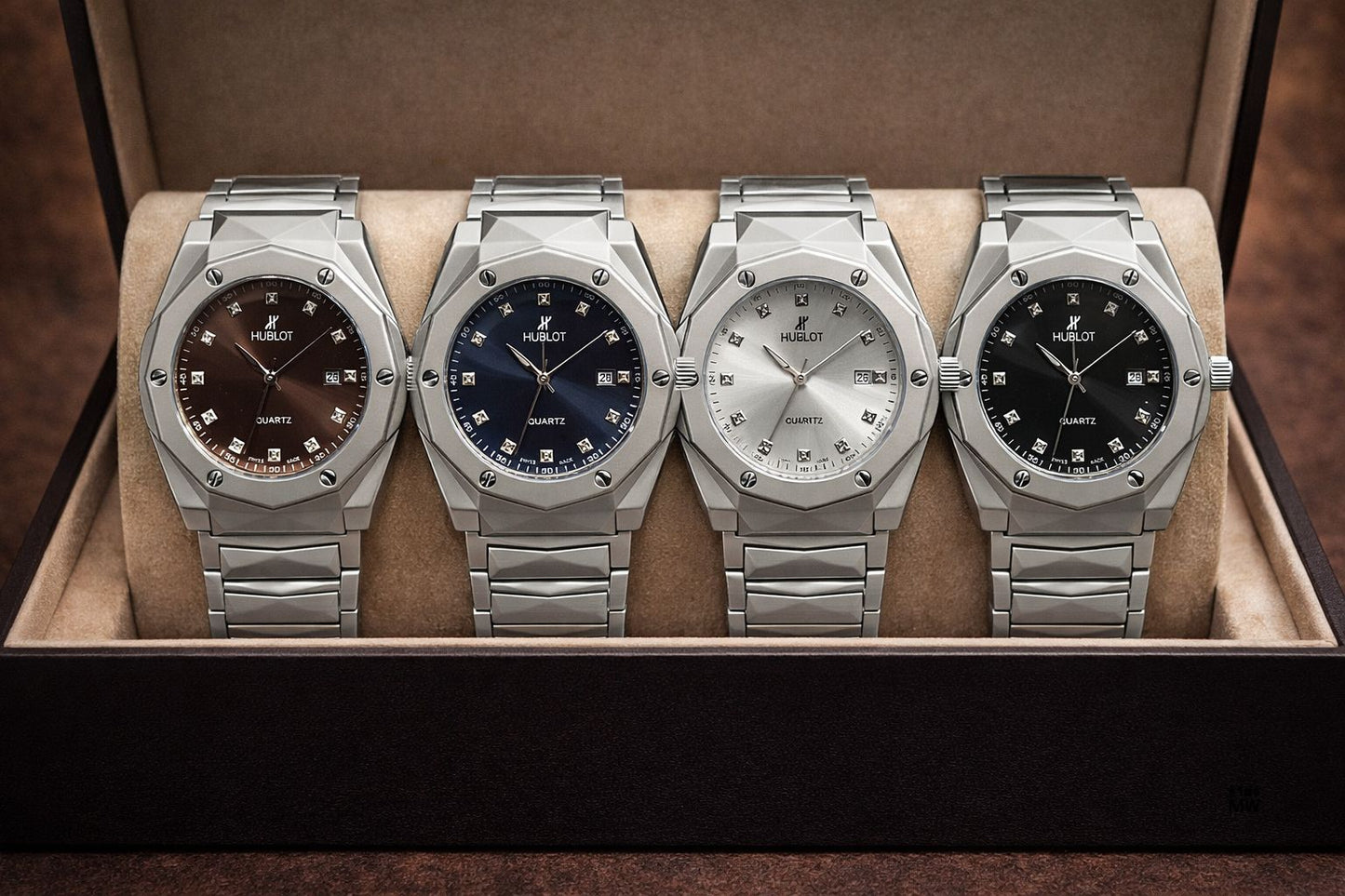 Hublot Classic Fusion Quartz - Diamond Dial with Premium Steel Chain