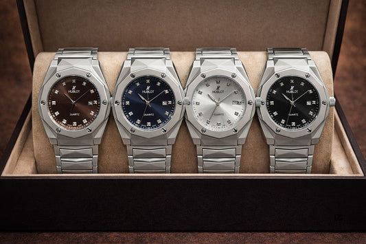 Hublot Classic Fusion Quartz - Diamond Dial with Premium Steel Chain