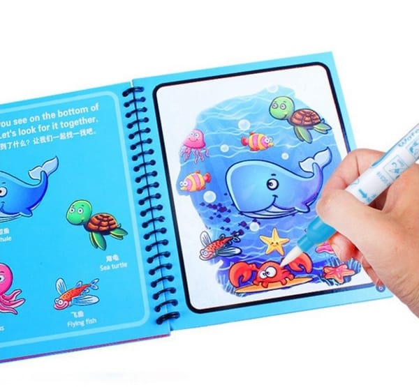 Magic Water Colouring Book