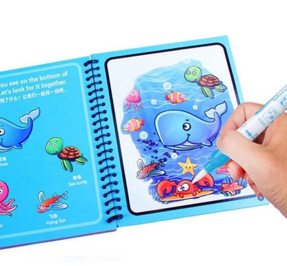 Magic Water Colouring Book