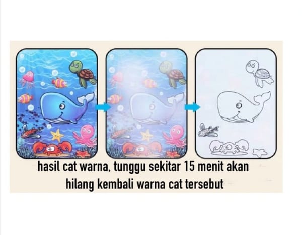 Magic Water Colouring Book