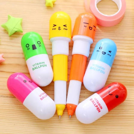 Capsule Pen - Assorted Colour