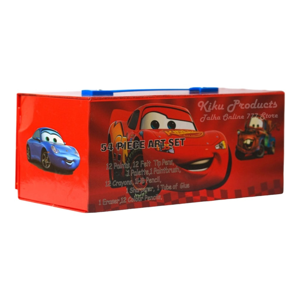 Kids' 68 -Piece Deluxe Art & Stationery Set – Assorted Cartoon Characters
