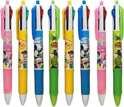 Multi-Color 4-in-1 Cartoon Ballpoint Pens