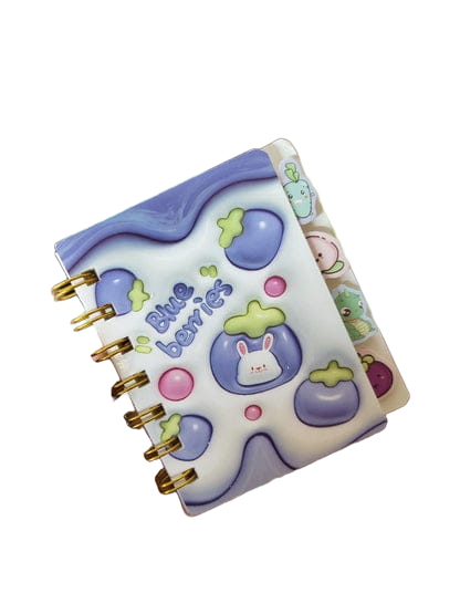 Kawaii mini pocket Diary With Spiral Binding