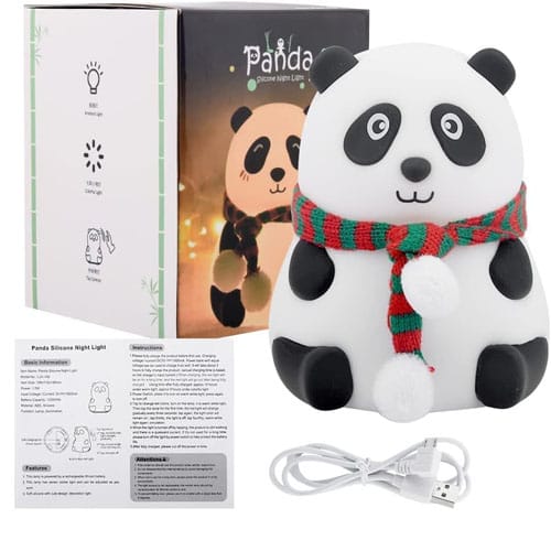 Cute Night Light  Squishy Silicone Lamp - Assorted Character