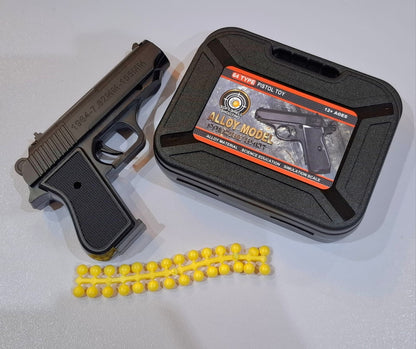 Soft Bullet Alloy Gun With Case - No.84206