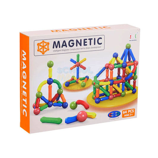 36-Piece Magnetic Construction Building Blocks Set – Educational STEM Toy for Toddlers & Kids