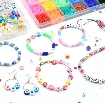 Kids DIY Bead Jewelry Kit | Creative Arts & Crafts Set