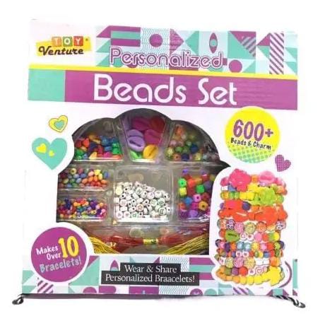 Kids DIY Bead Jewelry Kit | Creative Arts & Crafts Set