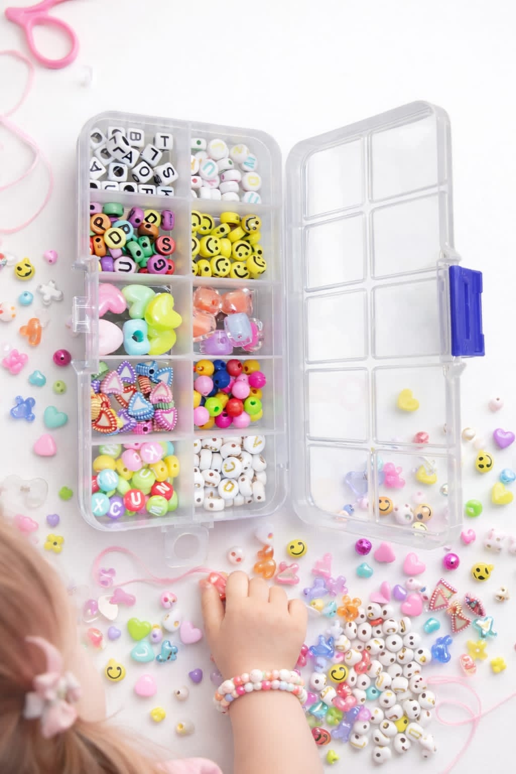 Kids DIY Bead Jewelry Kit | Creative Arts & Crafts Set