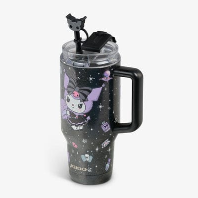 Premium 1200ml Kuromi & Friends  Cartoon Character Tumbler - Double-Wall Vacuum Insulated Water Bottle with Portable Handle