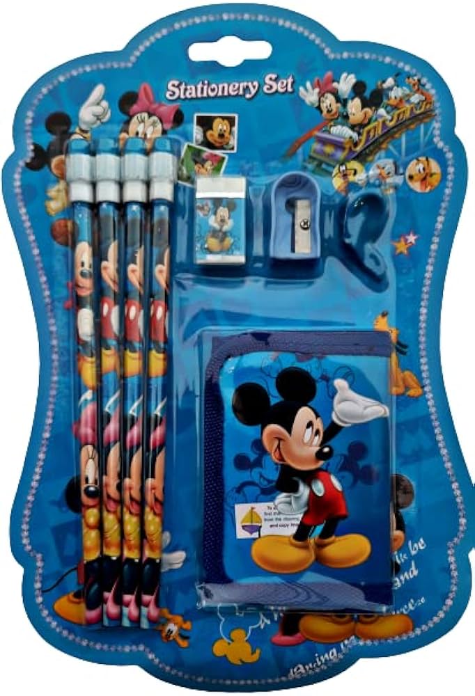 Kids Statiobary Set - Assorted Character