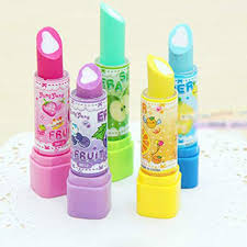 lipstick Eraser - No. 8418 - Assorted Design