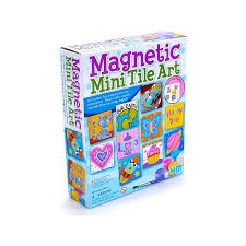 Magnetic Mini Tile Art Craft Kit for Kids