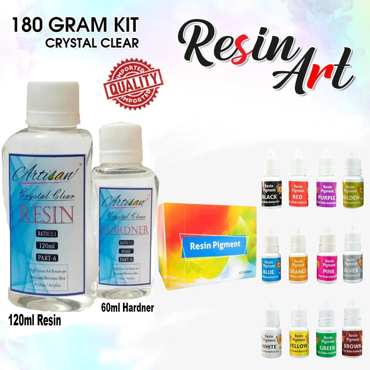 Epoxy Resin Art Imported Crystal Clear Kit