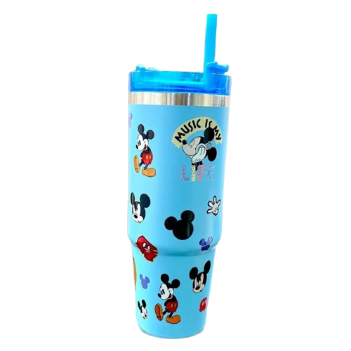 Premium 1200ml Kuromi & Friends  Cartoon Character Tumbler - Double-Wall Vacuum Insulated Water Bottle with Portable Handle
