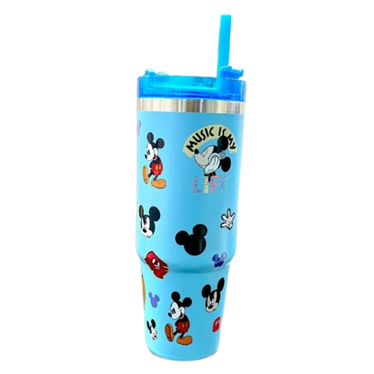 Premium 1200ml Kuromi & Friends  Cartoon Character Tumbler - Double-Wall Vacuum Insulated Water Bottle with Portable Handle