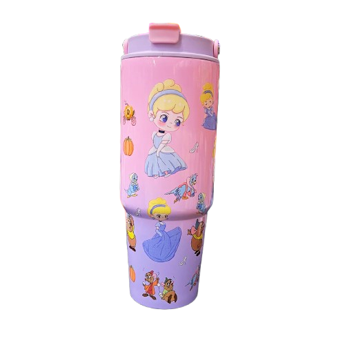 Premium 1200ml Kuromi & Friends  Cartoon Character Tumbler - Double-Wall Vacuum Insulated Water Bottle with Portable Handle