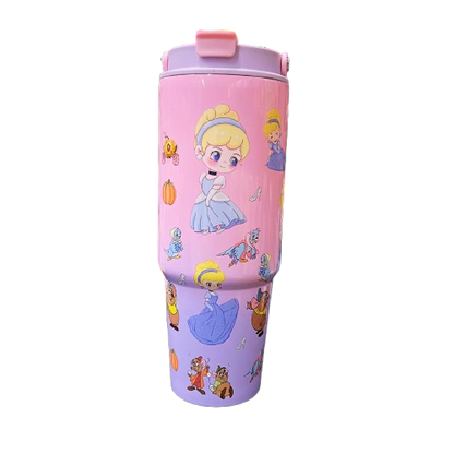 Premium 1200ml Kuromi & Friends  Cartoon Character Tumbler - Double-Wall Vacuum Insulated Water Bottle with Portable Handle